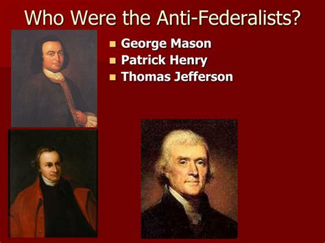 PPT - Federalists v. Anti-Federalists PowerPoint Presentation, free download - ID:7064055