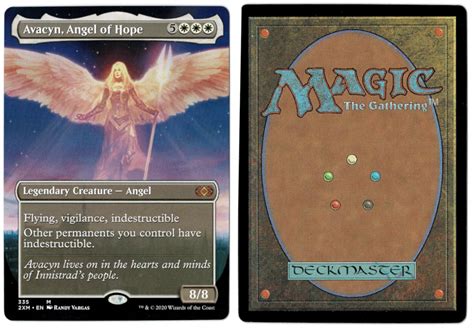 Avacyn, Angel of Hope (Borderless) from Double Masters MTG Proxy