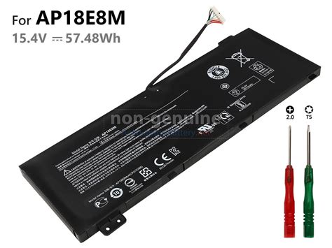 Acer NITRO 5 AN515-54-599H replacement laptop battery [4 cells 57.48Wh ...