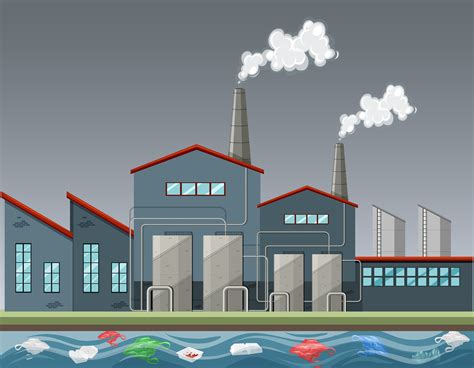 Fabrik macht viel Rauch - Download Kostenlos Vector, Clipart Graphics ...