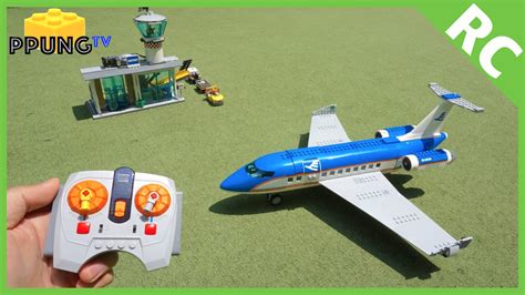 LEGO 60104 RC Motorized Airplane & Airport Passenger Terminal by 뿡대디 ...