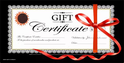 Free Printable Gift Certificates Templates Of 18 Gift Certificate ...