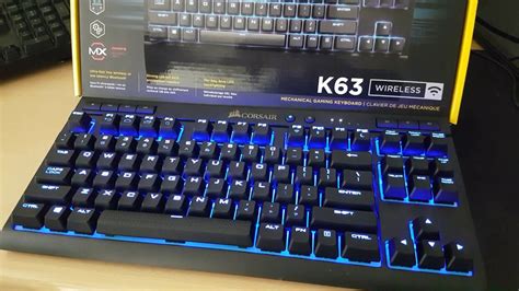 Corsair K63 Wireless Bluetooth RGB LED overview. - YouTube