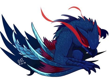 Nargacuga Fanart leaping over to iceborne : r/MonsterHunterWorld