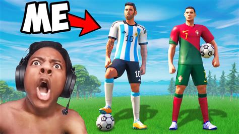 I Created Ronaldo & Messi Skins for IShowSpeed! (Fortnite)