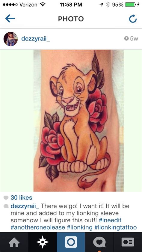 Pin by Trez Bertucci on Ink | Lion king tattoo, Disney tattoos, Lion tattoo