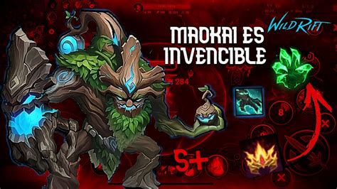 ¡MAOKAI TANK ES INMORTAL CON ESTÁ Build & Runas! *está roto* Wild Rift - YouTube