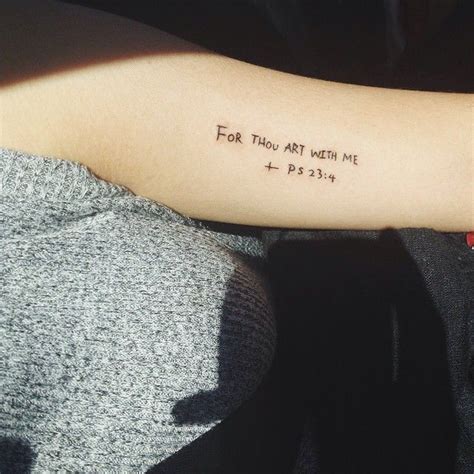 40 Simplistic Quote Tattoo Ideas - Brighter Craft | Bible verse tattoos ...