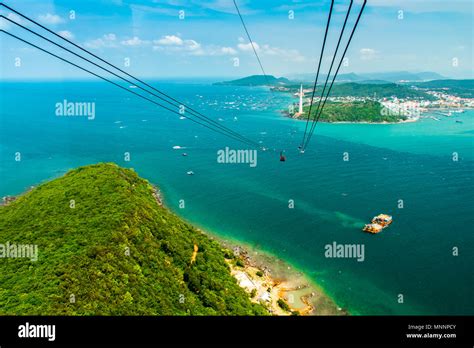 The Longest Cable Car, Phu Quoc Island in Vietnam Stock Photo - Alamy