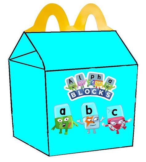 Alphablocks Happy Meal Box by RapGirl006 on DeviantArt