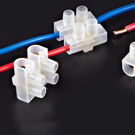 20pcs CS 2 Terminal 2 Push Wire Terminal Block Connector Plug For Screw ...