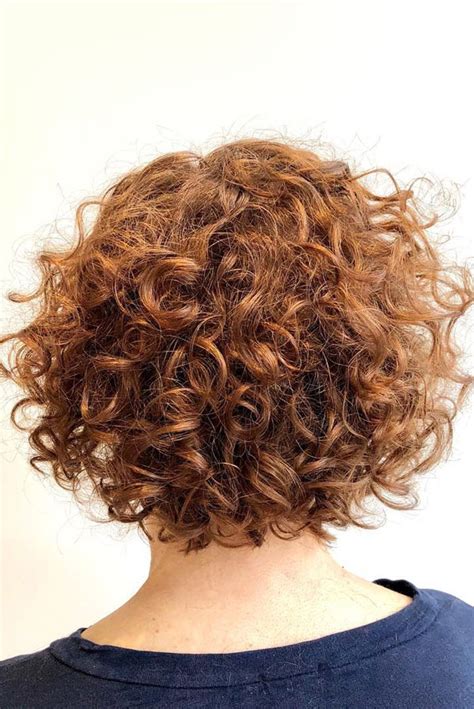 20 Romantic Curly Bob haircuts : Short Curly Bob with Stunning Colour