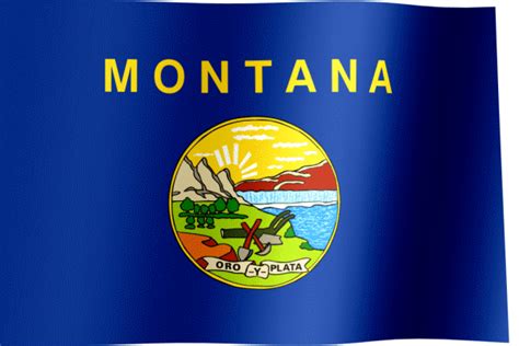Montana Flag GIF | All Waving Flags