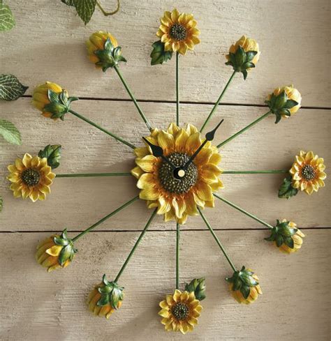 Sunflower Art Decorative Wall Clock