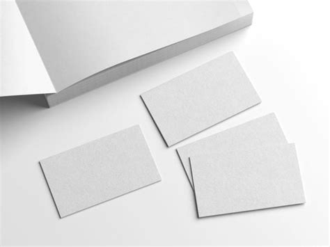 Free Business Card Stationery Mockup