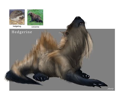 Mysterious Creature Artwork - Hedgerine