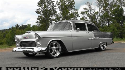 1955 Chevrolet Bel Air Pro Touring Hot Rod Car Steve Holcomb Pro Auto Custom Interiors - YouTube