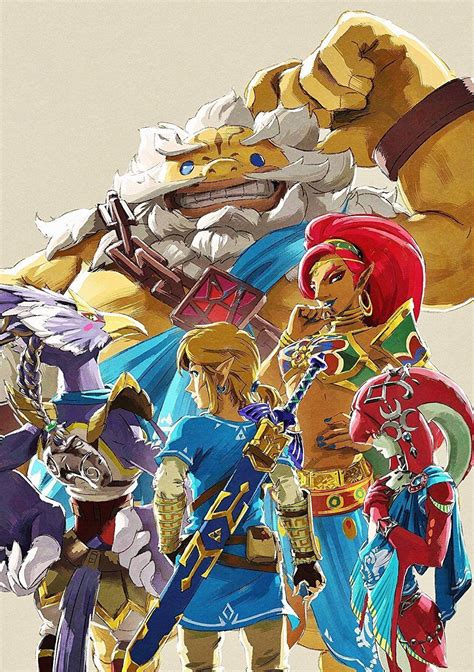 The Legend of Zelda: Breath of the Wild Poster | Lendas, Zelda, Legend of zelda