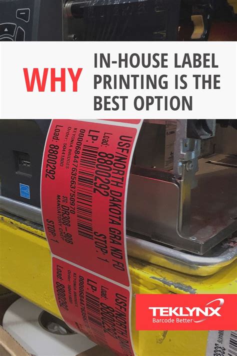 Why in house label printing is the best option – Artofit