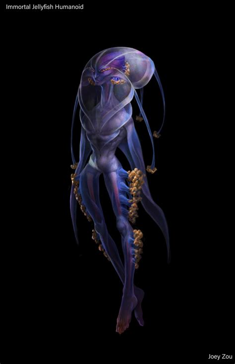 ArtStation - Eternal Jellyfish Humanoid