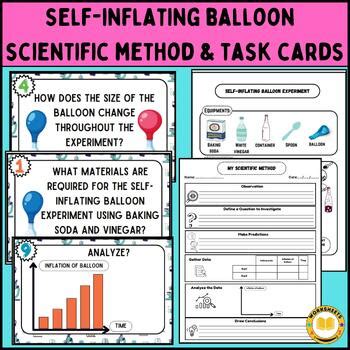 Self-inflating balloon experiment activities by Worksheets AZ | TPT