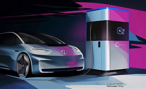 Volkswagen Previews Mobile Fast Charging Station for Electric Vehicles ...