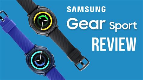 Samsung Gear Sport review: stylish, sleek, seriously waterproof smartwatch - YouTube