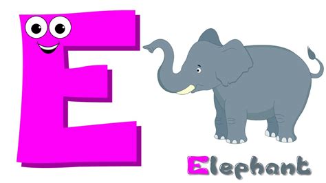 Letter E Words For Kids