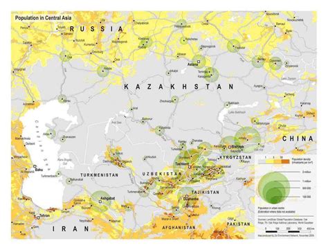 Population Map Of Asia