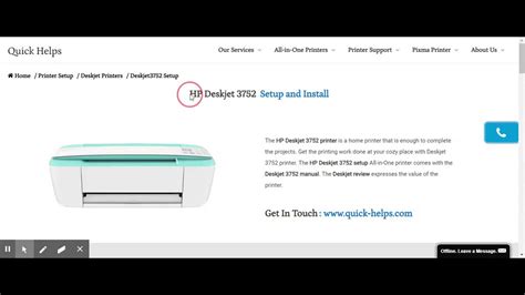 HP Deskjet 3752 First Time Printer Setup|Driver Download( New 2021 User Guide ) - YouTube