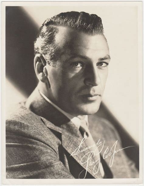 Gary Cooper Vintage 1930s 7x9 Movie Star Fan Photo | Black and white movie, Movie photo, Movie stars