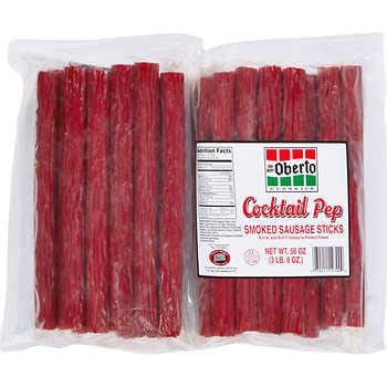 Oberto Smoked Sausage Stick, Cocktail Pepperoni, 3 lbs 8 oz | Costco