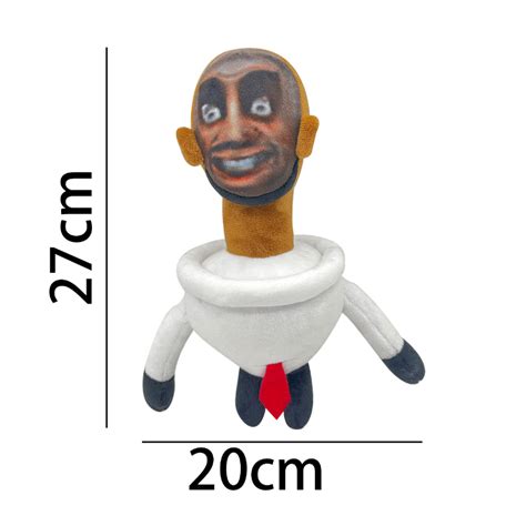 Skibidi Toilet Man Plush Doll High-quality Filling Pixelated Design ...