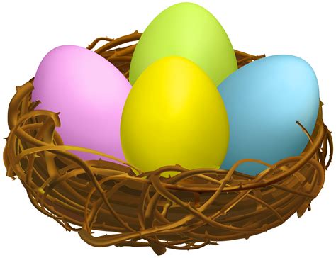 Easter nest clipart - Clipground