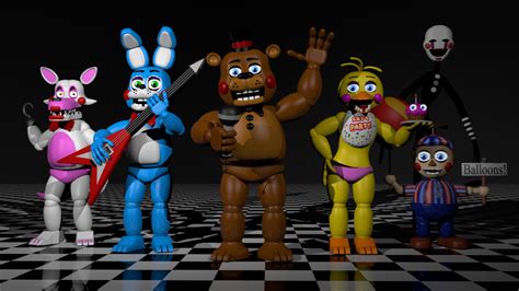 Fnaf toy animatronics fan art