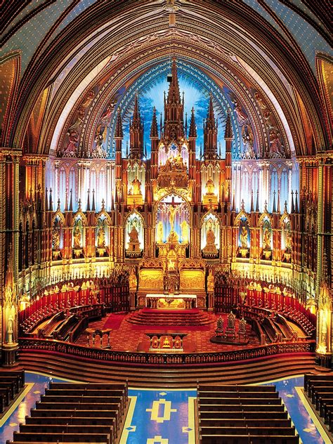 Notre Dame Basilica Montreal Canada View from the balcony - 148 ...