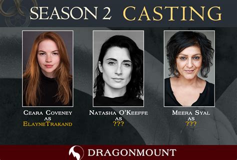 Three Actors for Season 2 Cast - TV Show - Dragonmount