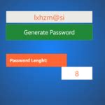 Random Password Generator In JavaScript With Source Code