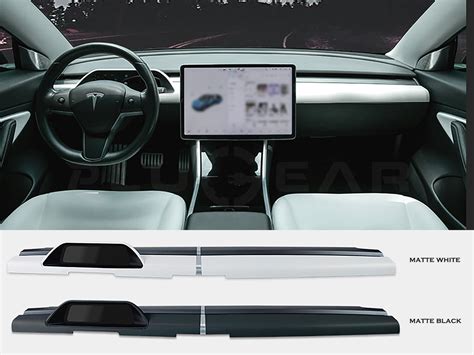 Tesla Model 3: Dashboard Upgrade Module with Instrument Display - Plugear