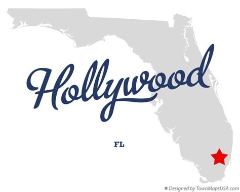 Hollywood Florida On Map - Ginny Justinn