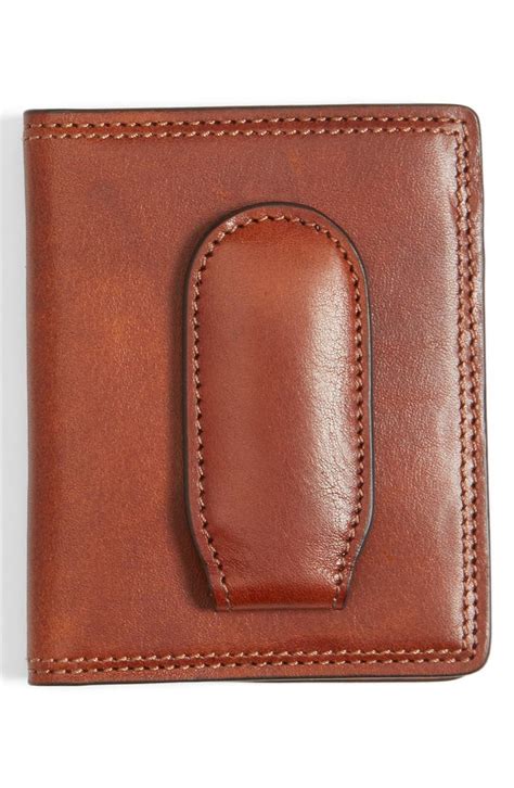 Bosca Leather Front Pocket Money Clip Wallet | Nordstrom