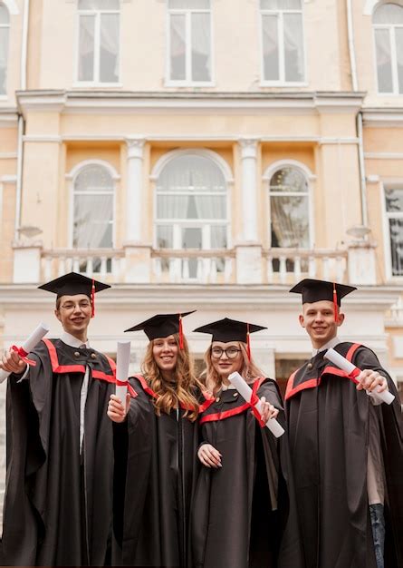 Free Photo | Happy students at graduation ceremony