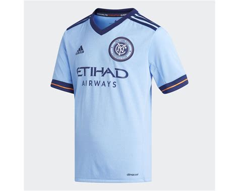 adidas NYCFC Home Jersey Youth 2017/18 - Lt Blue