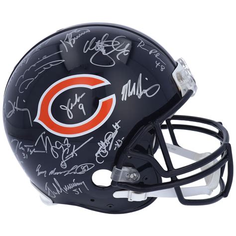 1985 Chicago Bears Team-Signed Riddell Authentic Pro Helmet - 28 Signatures