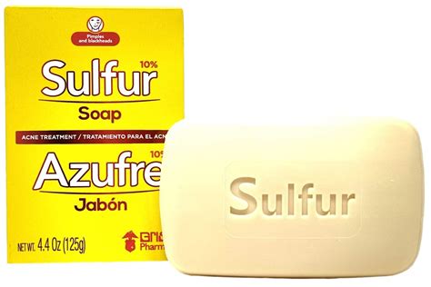 Sulfur Acne Treatment Soap with Lanolin 4.40 Oz Bar- Buy Online in United Arab Emirates at ...