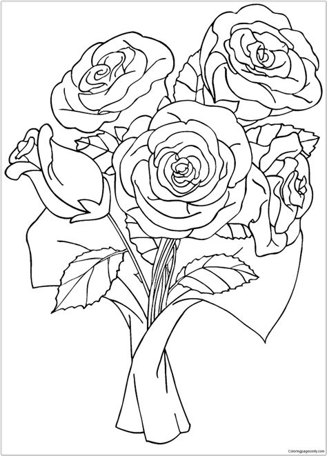 50 best ideas for coloring | Coloring Pages Online Flowers