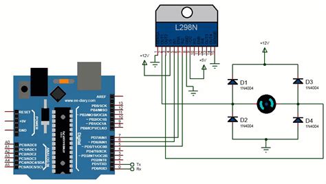 Speed and direction control of DC motor using Arduino Fast PWM | ee-diary