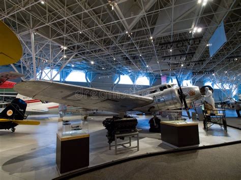 Museum Of Aviation. Exhibition Of Aircraft Exhibits Editorial Photography - Image of interior ...