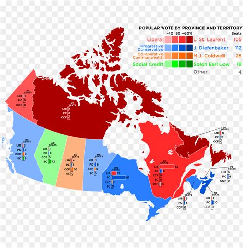 Canada Political Map Hd