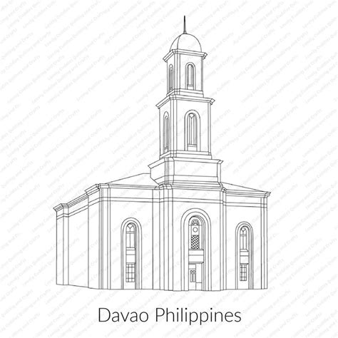 Davao Philippines LDS Temple SVG File-digital Download - Etsy